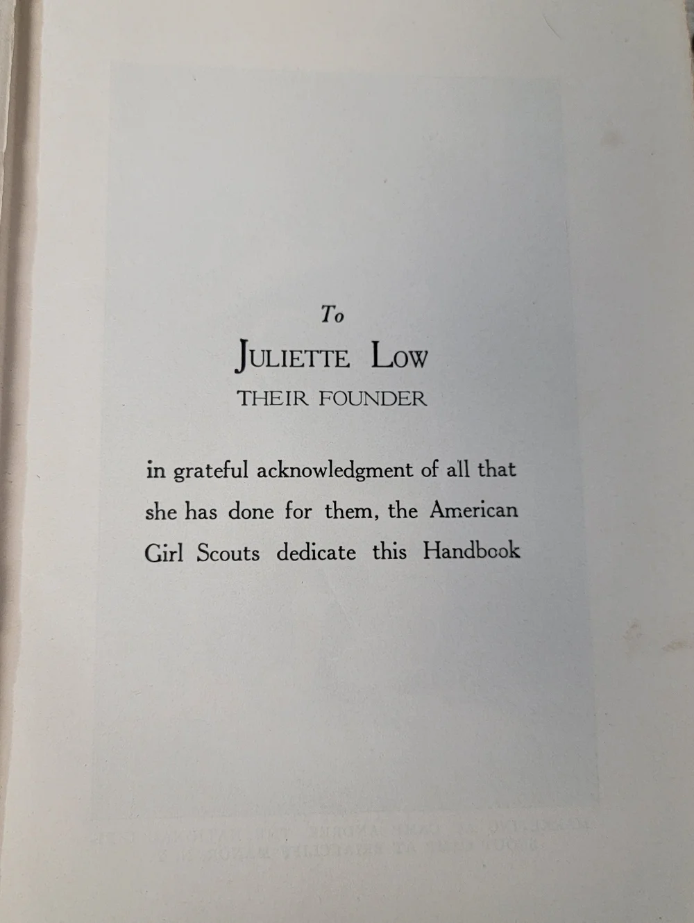 Vintage Girl Scout Hardback Handbook Copyright 1920 Revised Edition 1929 NYC